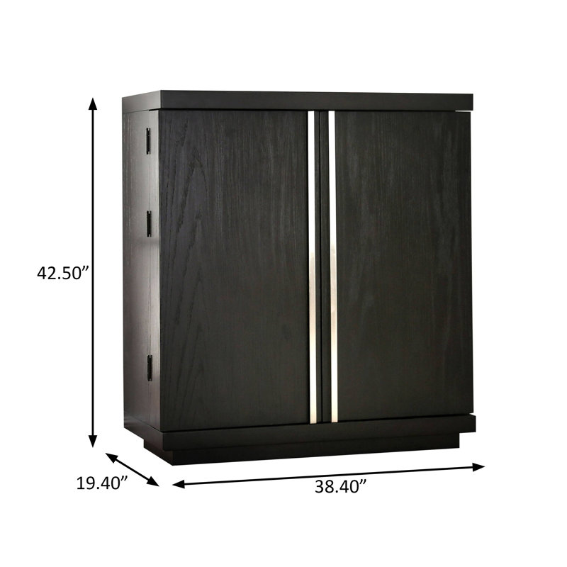 Desserte contemporaine l 19,4 po, espresso
