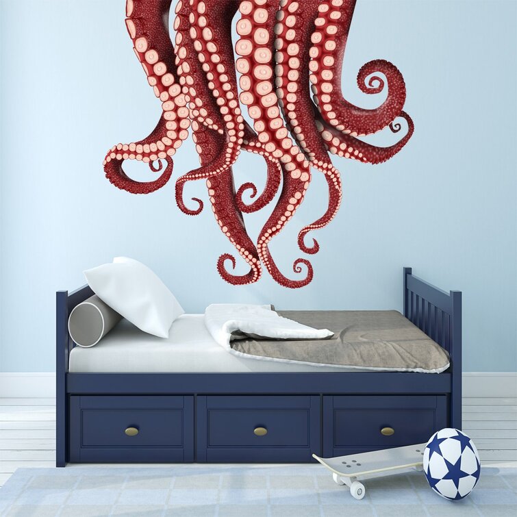 Nursery: Octopus Icon - Removable Wall Adhesive Decal