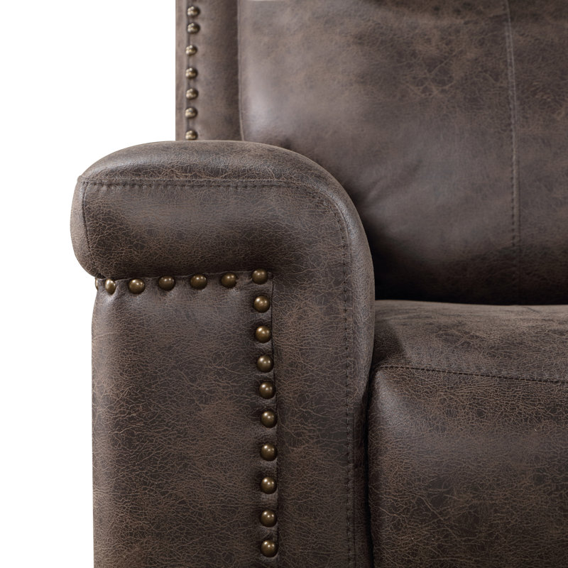 Annakiya Upholstered Recliner, Manual