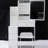Small Space- Left Vanity Table With Cushioned Chair, Large Sliding Mirror, Multi-Layered Storage, Stylish Dresser In White Bedside For Tiny Spaces, Seat & Extra Compact Areas-755378459