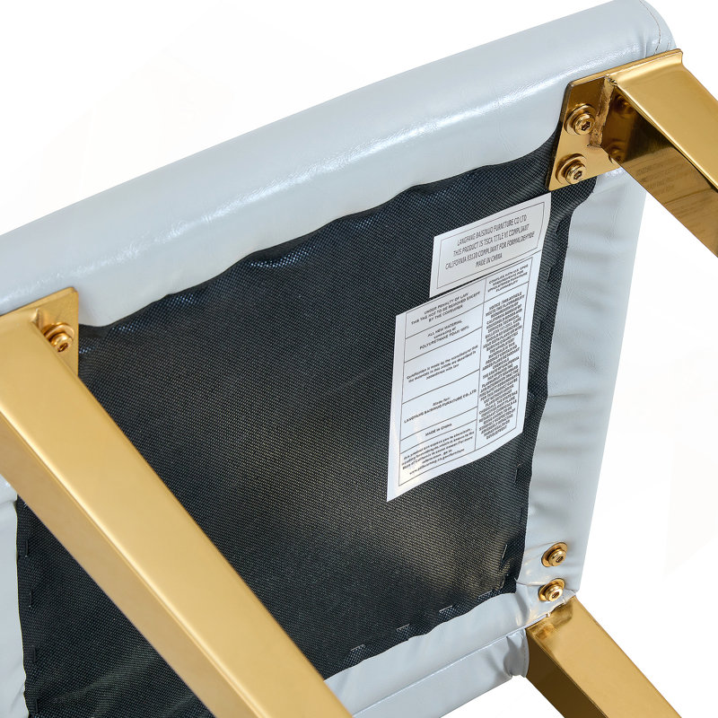 Chaises de salle à manger polyvalentes et confortables en polyuréthane pour espaces élégants, 2, Gris clair