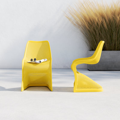 Chaise d'appoint de patio empilable Spector