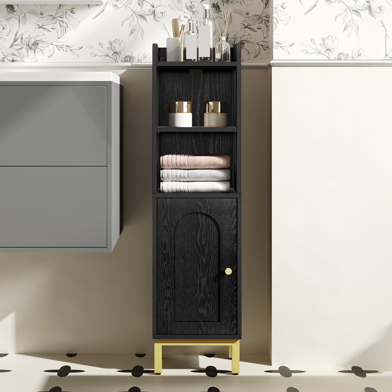 Bathroom Cabinet, Black