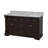 Fossen 60" Double Bathroom Vanity Set with Chocolate Cabinet and Carrara Marble Countertop-378818233-314186955