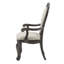 Chaise avec accoudoirs rembourrés touffeté à l’expresso Nueva