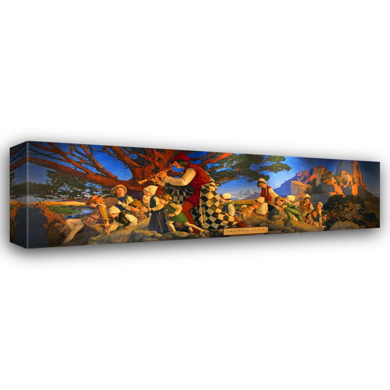 The Pied Piper, 12" H x 40" W