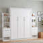 Lit escamotable avec tiroirs, tablettes et lumières DEL Murphy-1079025141-1079025139