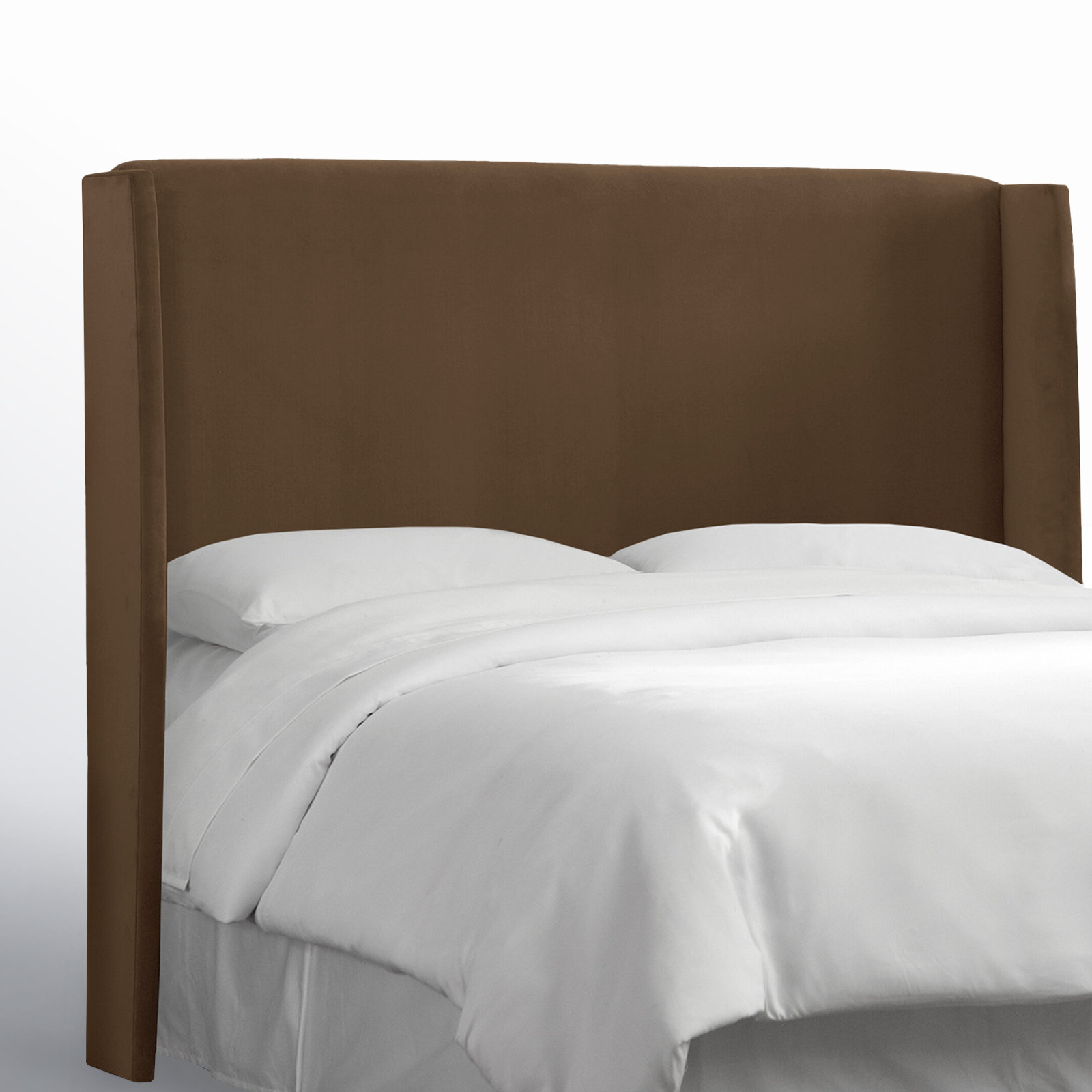 Tilly Upholstered Headboard, King, Classic Chocolate Velvet