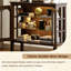 Buffet rétro en noyer noir 33,07 po