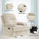 Generose 35.4" Wide Manual Glider Rocker Recliner Chair