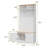 Entryway Hall Tree With Bench And Storage, 5-in-1 Farmhouse Coat Rack With 7 Hooks, Bench With Coat Rack With Storage Shelves For Hallway, Hallway, White-1954476948