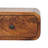 Wood Avora Mini Wall-Mounted Chestnut Nightstand, 1-Drawer, Brown