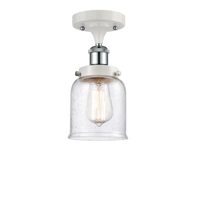 Alvonia Glass Semi Flush Mount