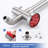Rainlex Rain Shower System Multi-function Hand Shower with  Slide Bar-82851304