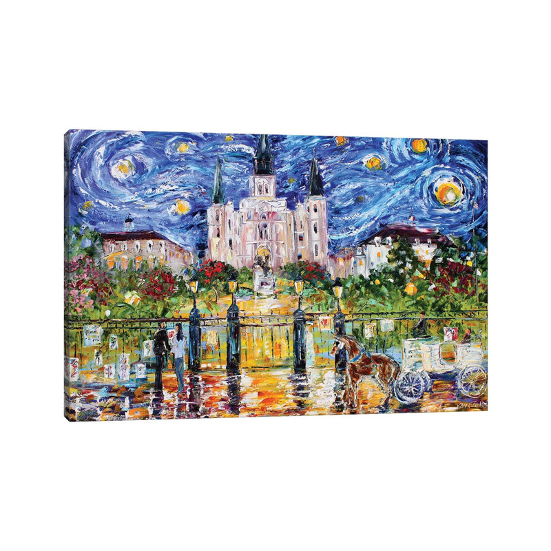 Jackson Square 1 Piece Wrapped Canvas Painting, 66.04 cm H x 45.72 cm W x 3.175 cm D