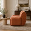 Fauteuil d'appoint 43 po à rayures verticales et à rayures verticales avec siège profond 43 po-2015331555