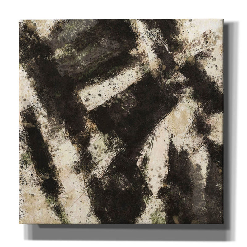 Ivy Bronx, "Abstract 2" par Marta Wiley, art mural sur toile, H 12 po x l 12 po x P 0,75 po