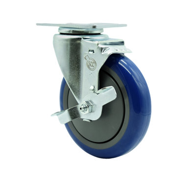 Metro 461B5PBGSA B5PBGSA Replacement Caster with Brake - Service Caster Brand