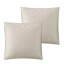 Ensemble d'édredon en duvet beige 180 fils