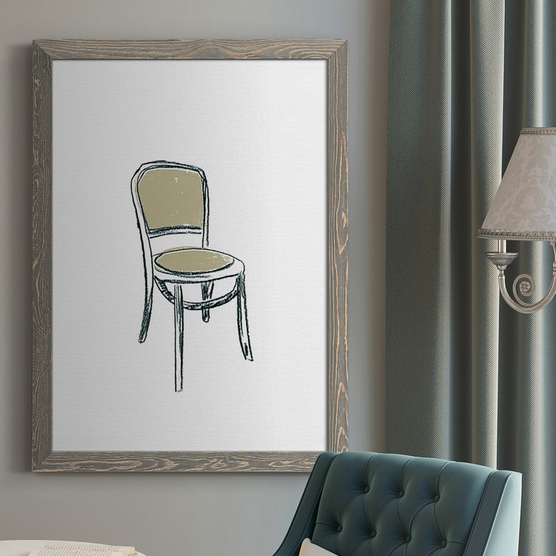 Diniz " Take A Seat XI ", 43.5" H x 31.5" W x 1" D, Gray