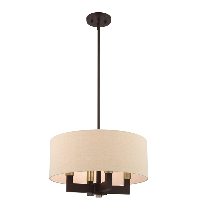 Litzy 4 - Light Dimmable Drum Chandelier