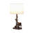 19.75" In Capreolus Western Roe Deers Polyresin Table Lamp