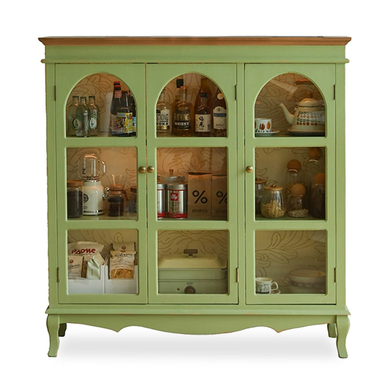 Buffet décoratif vert American Style