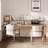 Brown Rectangle Solid Wood Desks-107193966