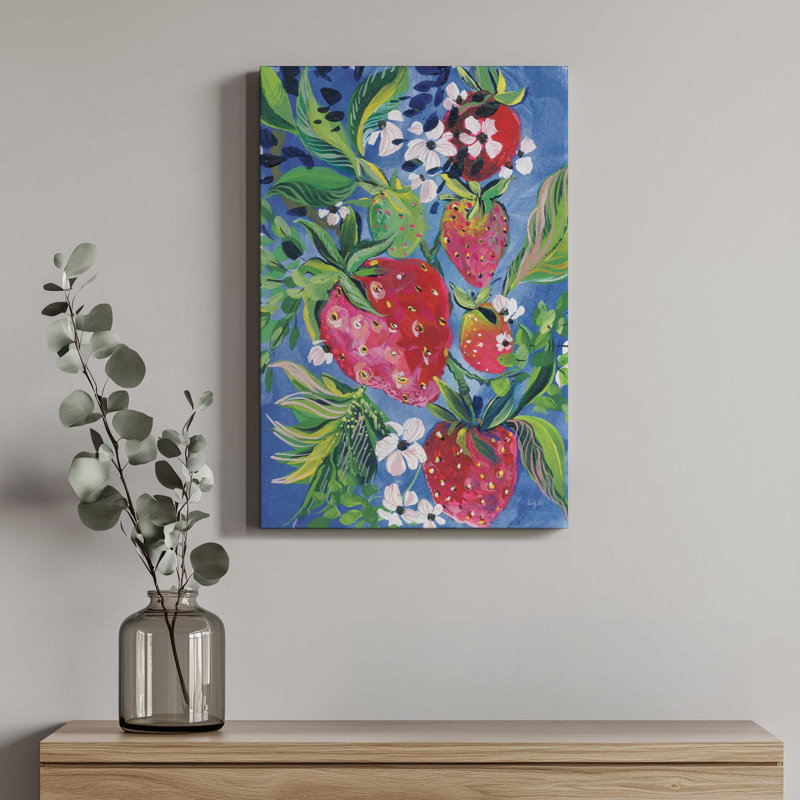 Impression sur toile Ju Juice Strawberries, L 24 po x H 36 po