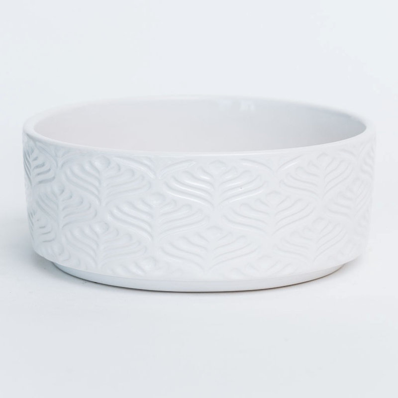 Ceramic Pot Planter, 2.3" H x 6" W x 6" D