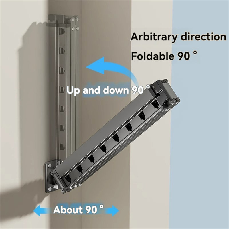 Invisible Folding Clothes Rack