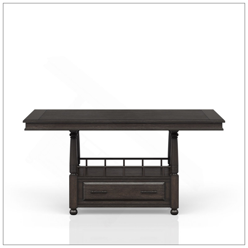 Deep Coffee Counter Height Dining Table