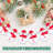 Christmas Snowman String Lights - 20 Leds 10.8Ft Waterproof Light Up String Lights, Short Plush Lights For Christmas Decorations (Battery Operated)