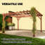 Pergola en bois, pergola d'extérieur