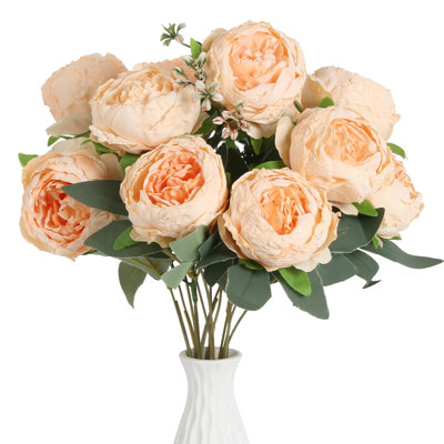Arrangement floral bouquet de pivoines rétro
