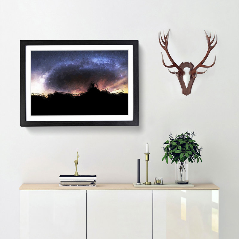 Stars Above Utah - Picture Frame Graphic Art Print, Black Framed, 36cm H x 48cm W x 2cm D