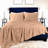 Cotton Percale Sheet Set - Deep Pocket Bedding Bundle with 4 Pieces: 1 Flat Sheet, 1 Fitted Sheet, 2 Pillowcases - Crisp, Cool, Strong Linens-115840828-115840831