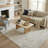 Melby Ivory/Beige Traditional Floral Filigree Power-loomed Indoor Area Rug-1054586776