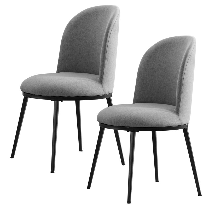Chaise d'appoint Ishmel, Gris