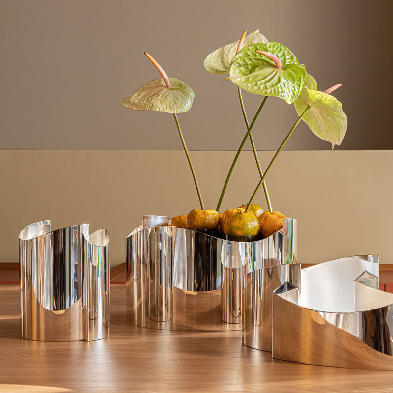 Bilbao Handmade Metal Table Vase