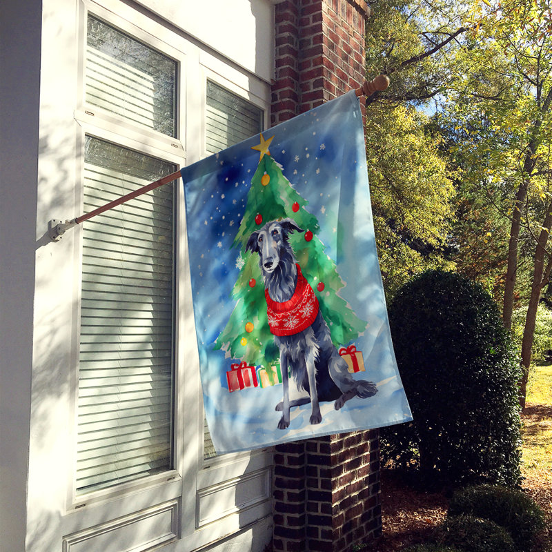 Double Sided Polyester Christmas, 40'' H x 28'' W