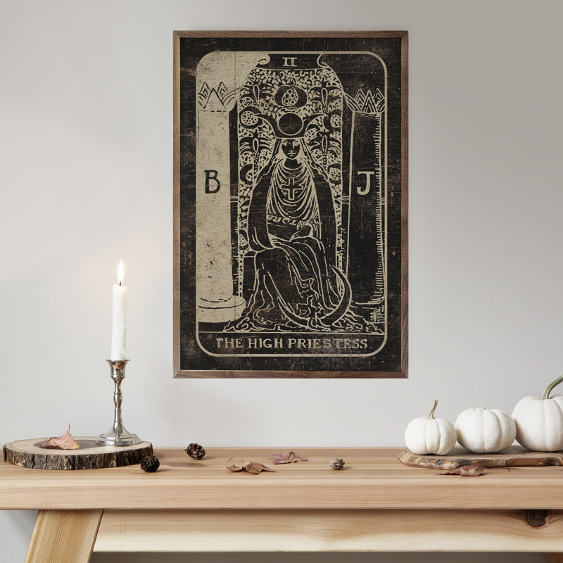 The High Priestess Tarot Card Print, 16" W x 24" H