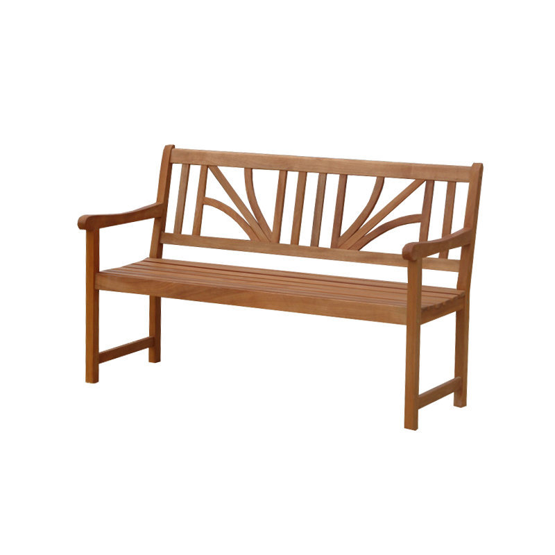 Adish Wooden Bench, 88cm H x 135cm W x 61cm D