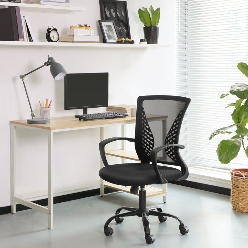 Office Chair, Ergonomic Mesh Computer Desk Chair With Height Adjustment, Tilt Function, Swivel, Breathable, 120 Kg Capacity
