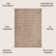 Amiyah Modern Farmhouse Pinstripe Brown/Natural Indoor/Outdoor Rug