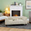 Modern Rectangular Pet Sofa With Backrest And Armrests, Soft Cushion For Small And Medium Dogs-938434399
