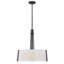 Luminaire suspendu cylindrique à 3 lumières