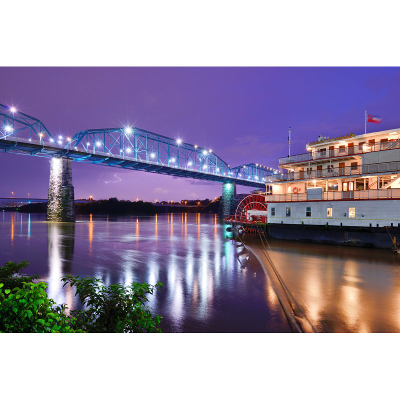 Showboat In Chattanooga - Wrapped Canvas Print, 20cm H x 30cm W