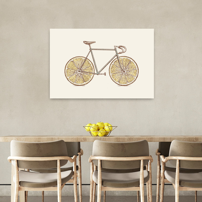 Impression d'art mural orange orange, 24" H x 36" W