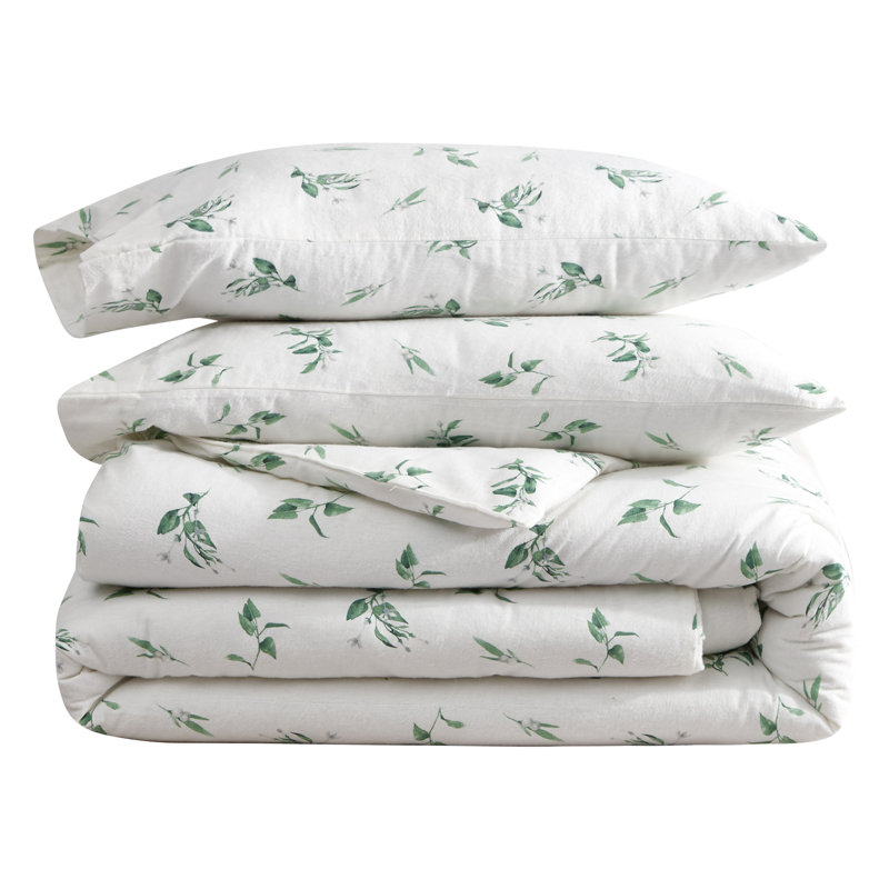 Ensemble d'édredon en flanelle Winterfel, Édredon pour très grand lit + 2 taies décorativ